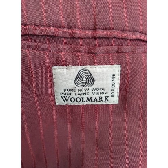 Luca Bertoni Men's Striped Blue with Red Stripes Sports Coats Jacket Blazer - Picture 6 of 6